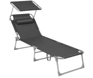 🌞 SKLADACIE ZÁHRADNÉ LEŽADLO SONGMICS – ČIERNE Pohodlie, štýl a funkčnosť v jednom – ideálne na balkón, terasu alebo k...